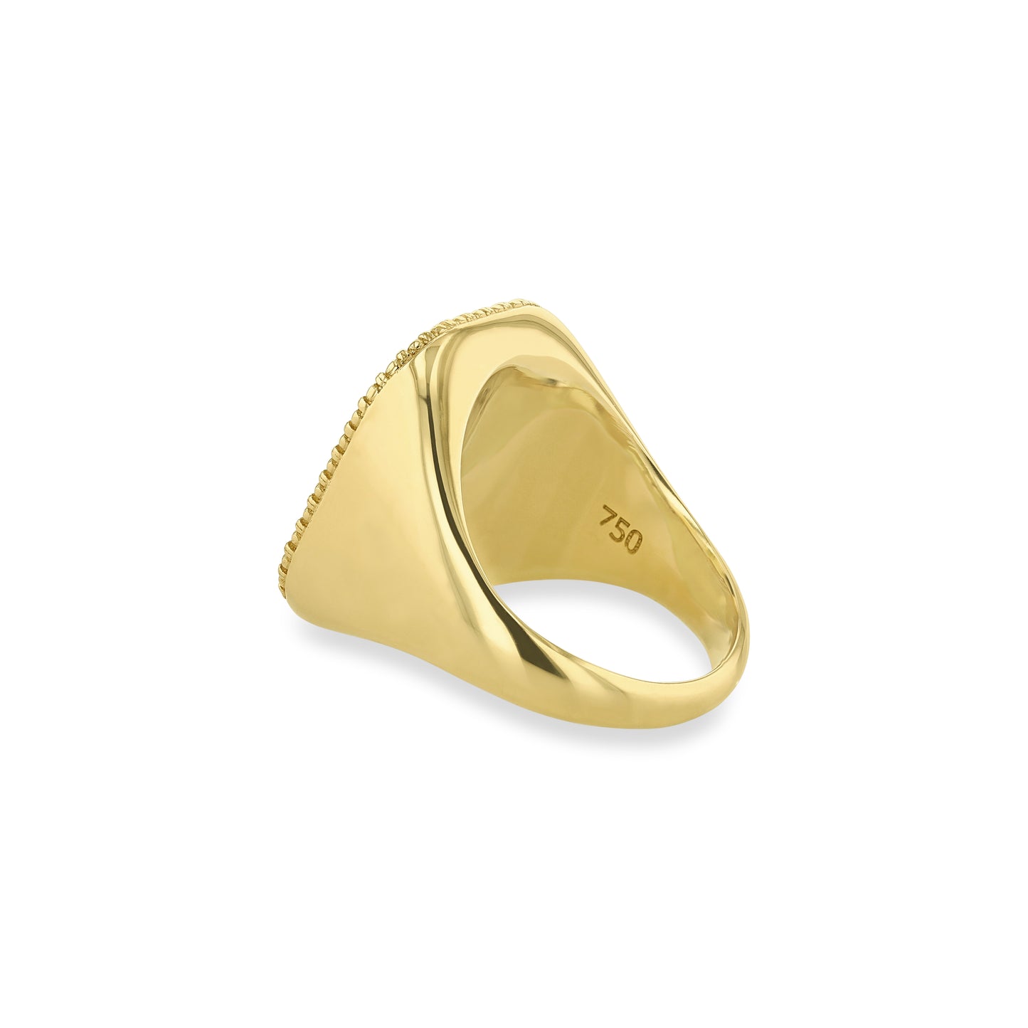 Palm Tree Ring in Yellow Gold