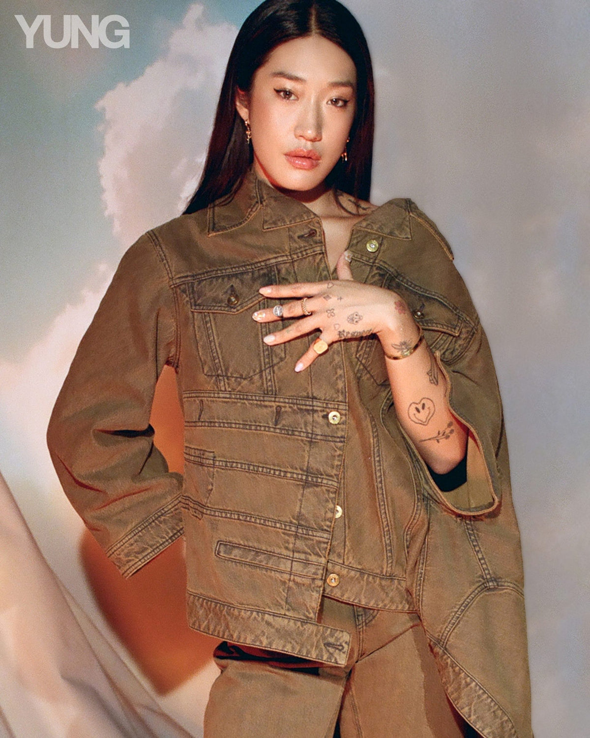 Peggy Gou wearing Karmalulu signet rings
