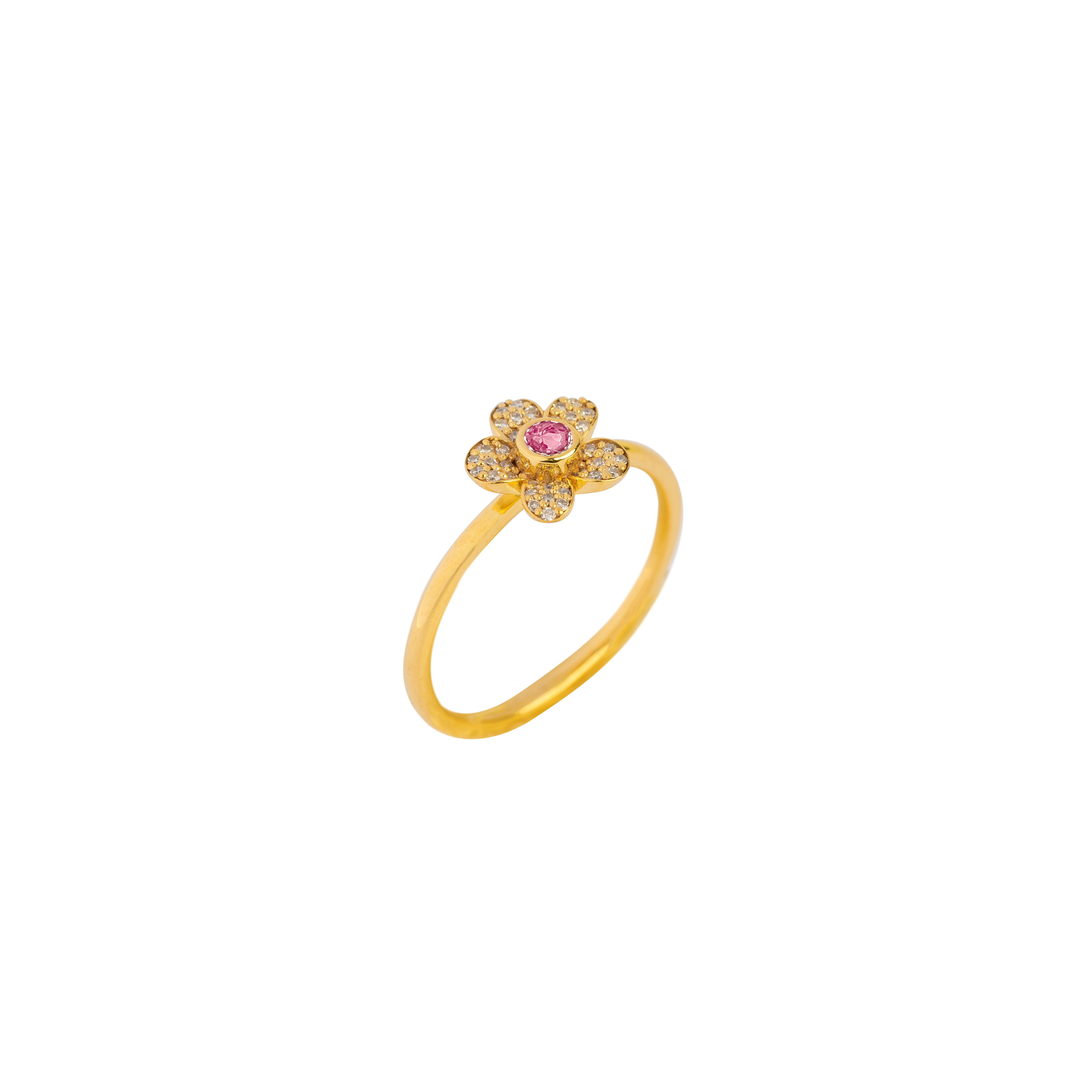 Bague Étoile d'Ishtar en Or Jaune 