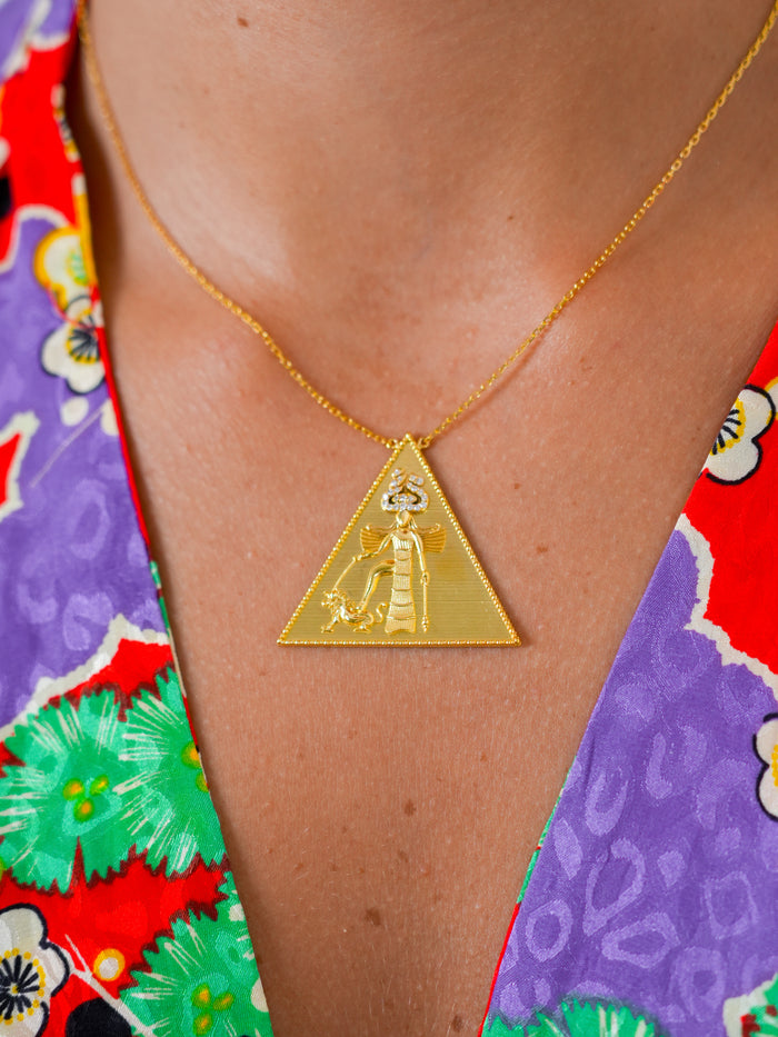 Ishtar Necklace in Yellow Gold
