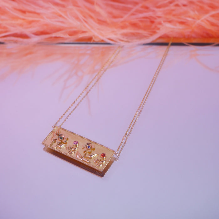 Garden of Eden Necklace in 18K yellow gold